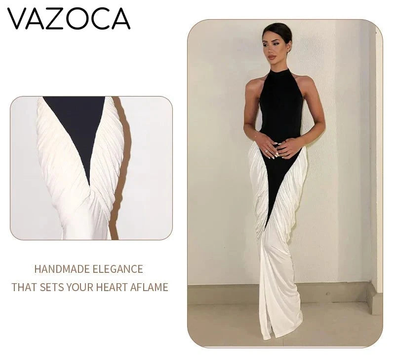 Lorie Ruched Bandage Maxi Dress