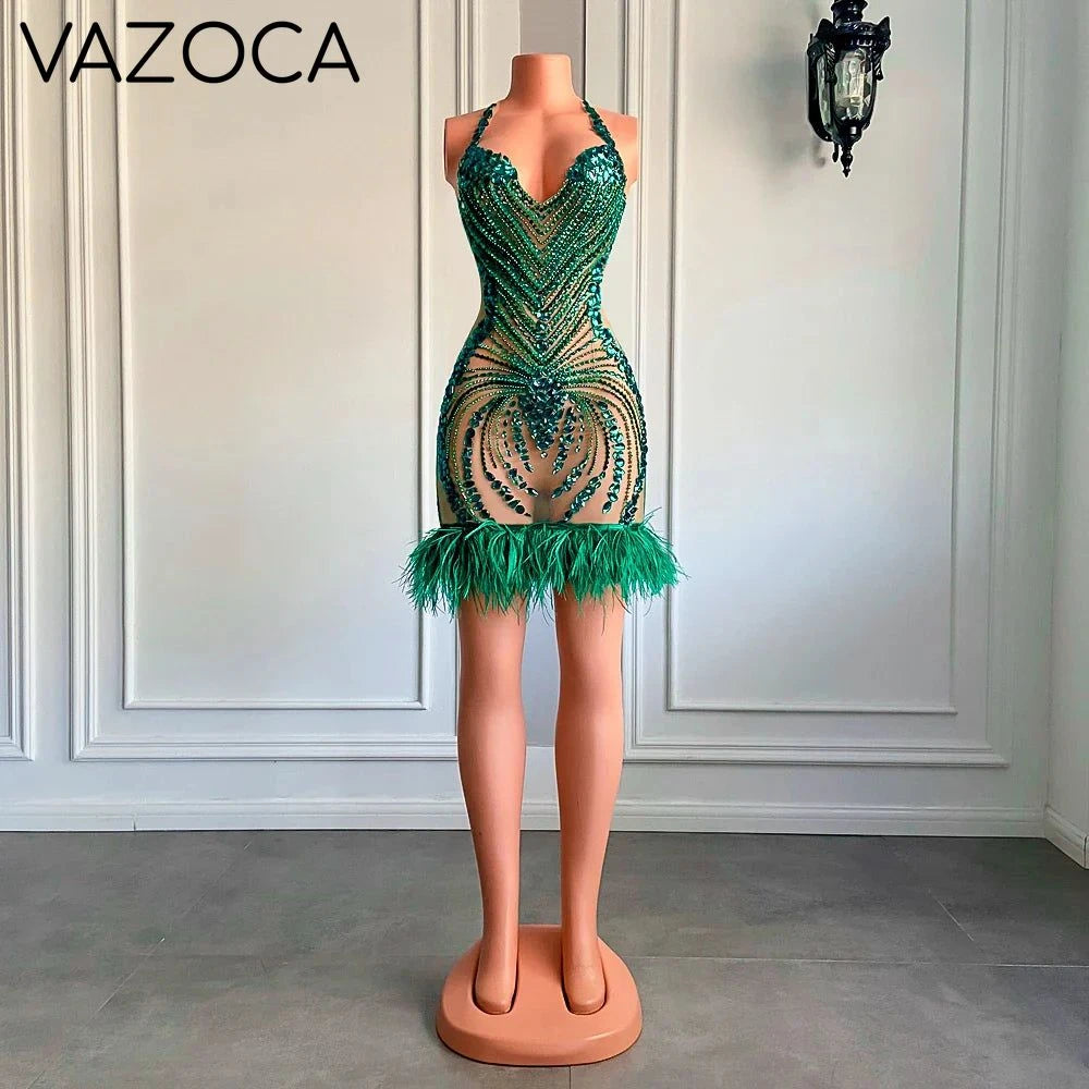 Vanessa Feather Dress