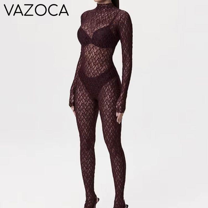 Lace Mesh Jumpsuit
