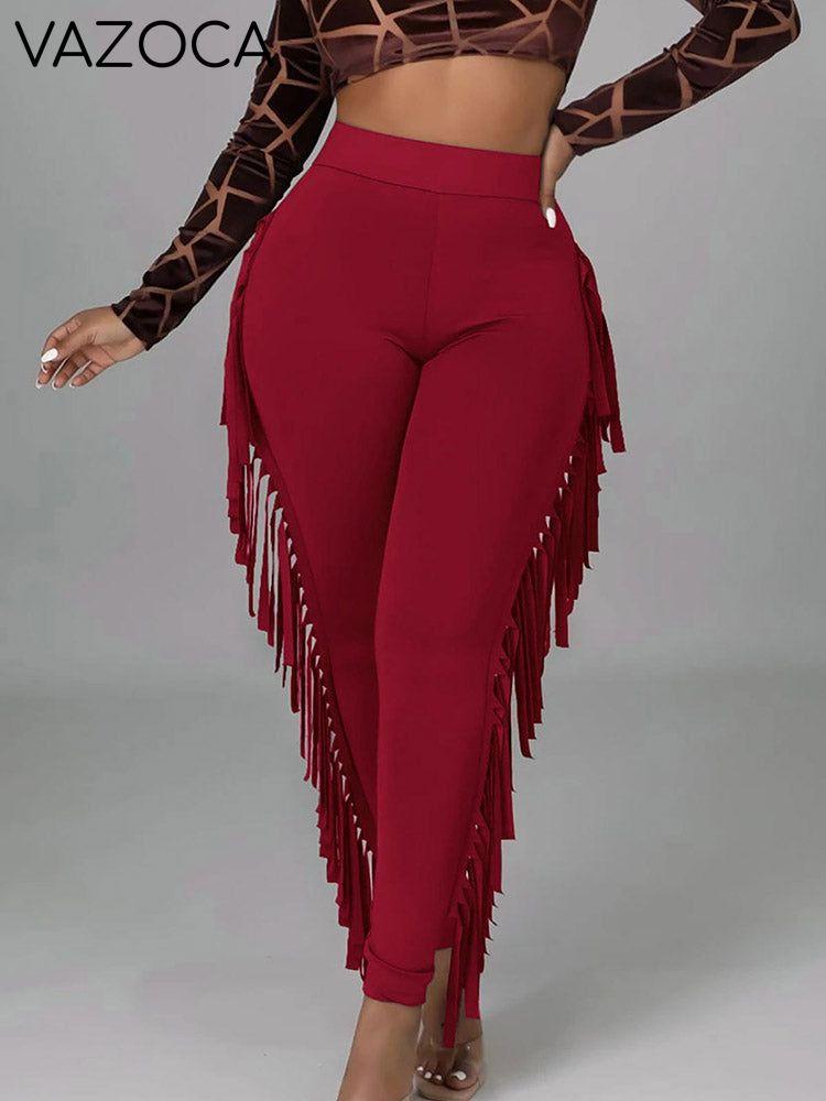 Side Tassel Pants