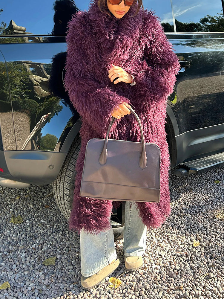 Mongolian Fur Long Coat