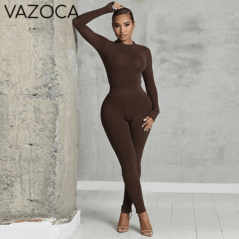 Active Stretchy Bodysuit Set