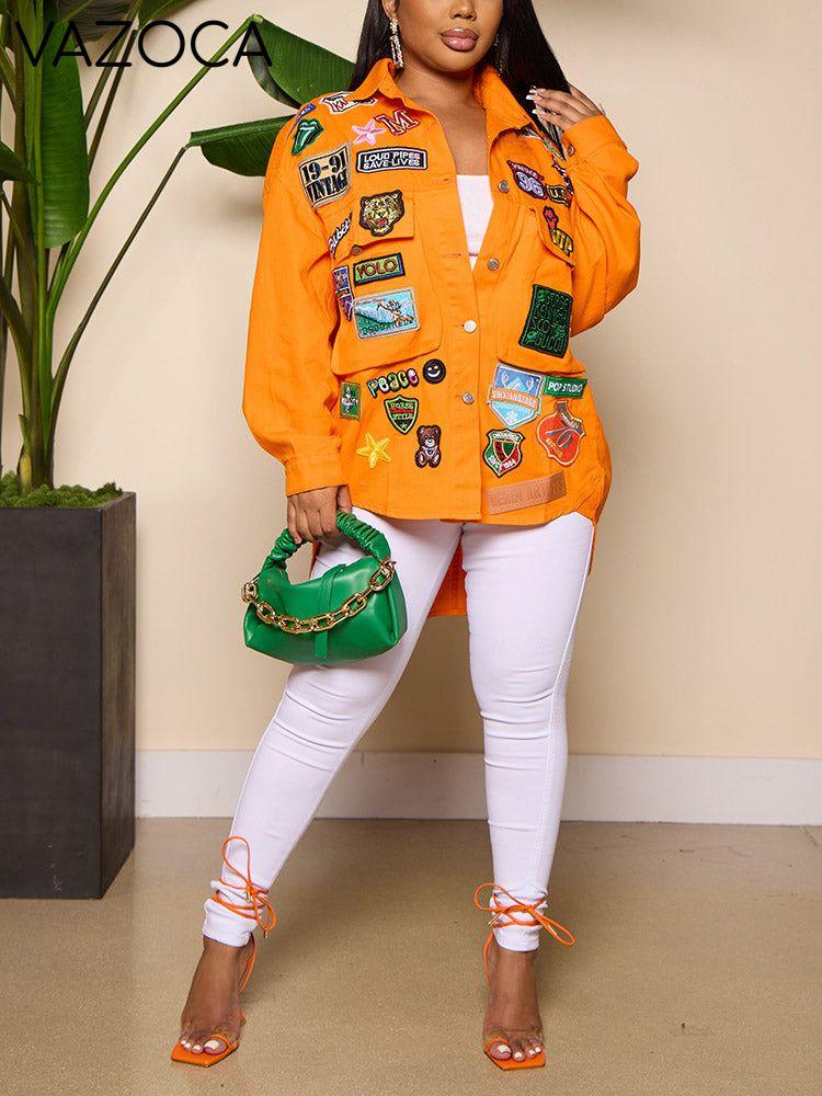 Patch Denim Jacket