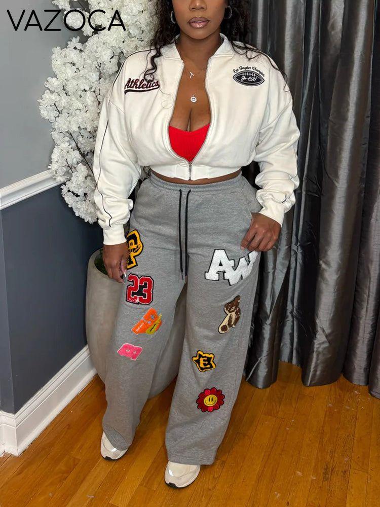 Embroidered Varsity Jacket
