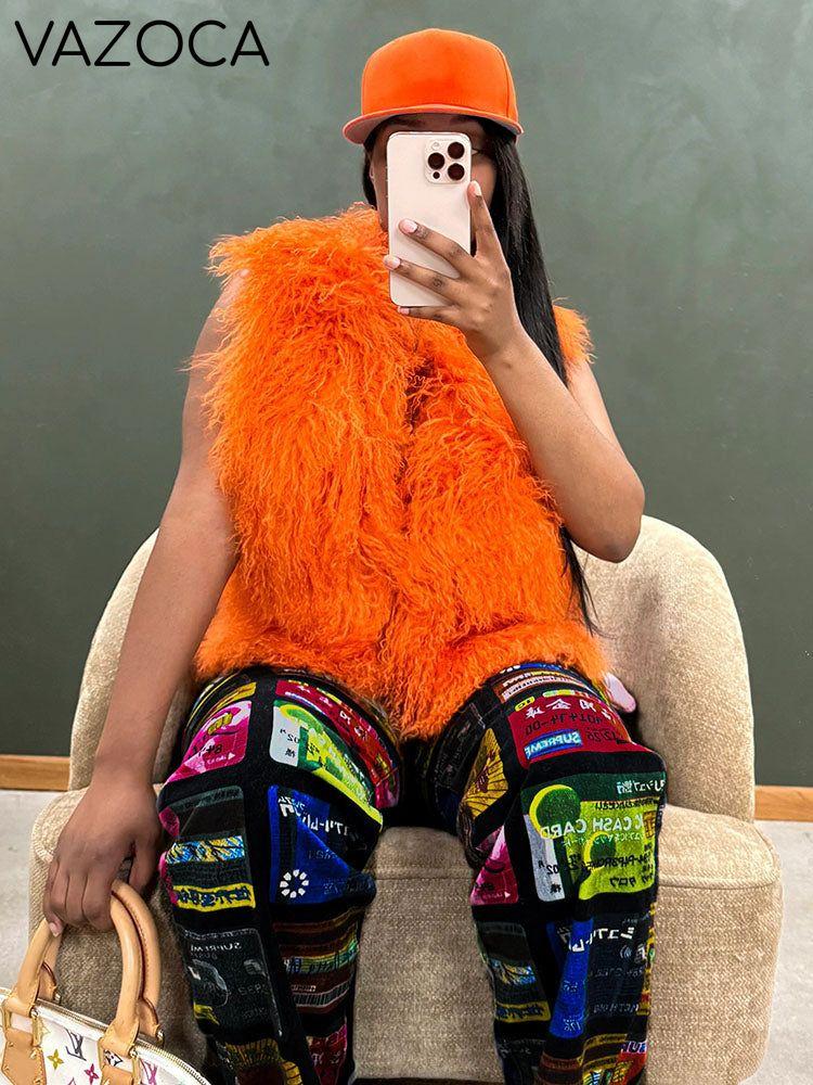 Mongolian Fur Halter Top