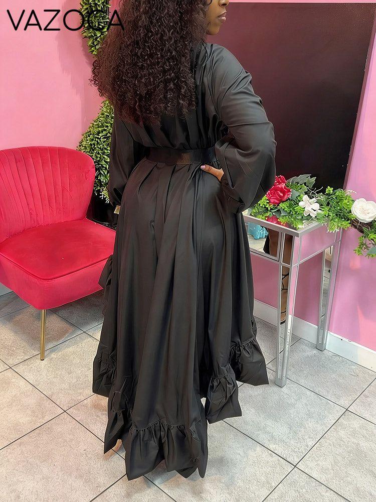 High-Low Ruffle Flowy Dress