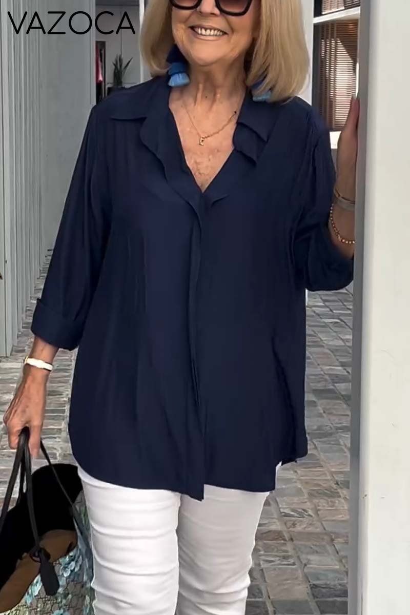 Women's Casual Silk Shirt
