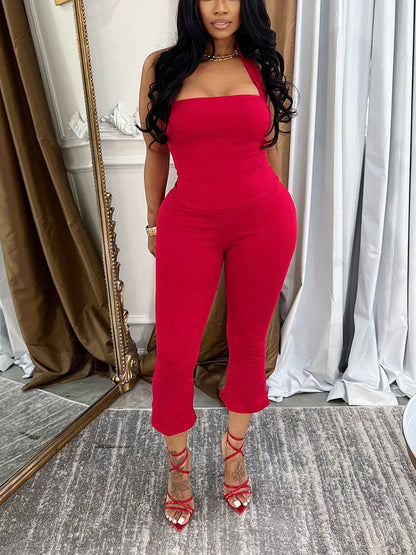 Halter Top & Capri Set