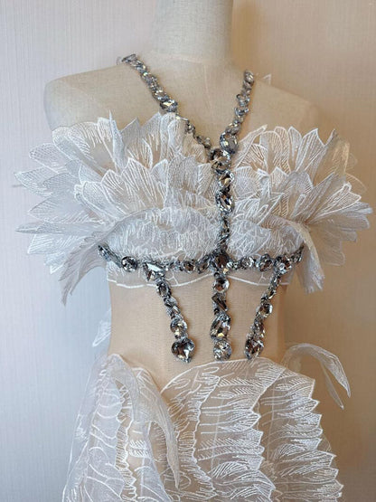 Fairy Mesh Rhinestone Dress