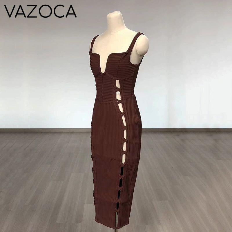 No Cuts Given Bandage Midi Dress