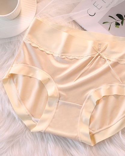 Luxury Light Luxury High Waist Waist Corset Satin Panties Tan