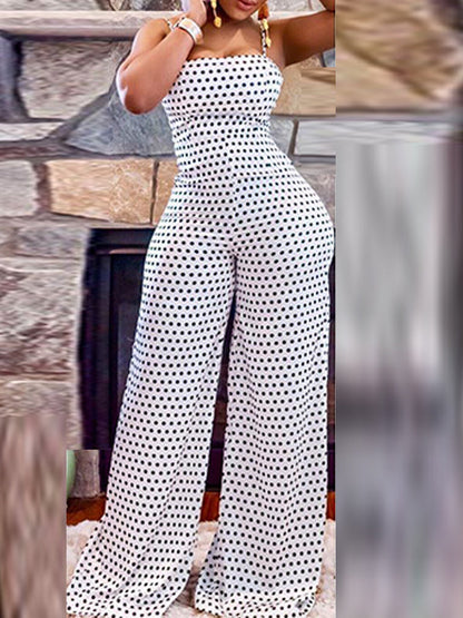 Dots Tied Jumpsuit