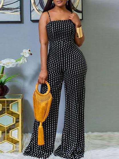 Dots Tied Jumpsuit