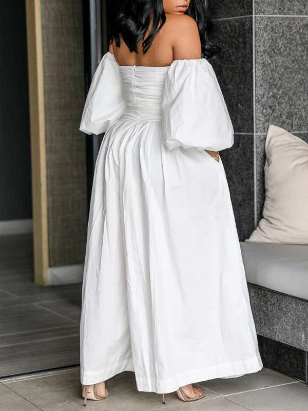 Morchique Off-Shoulder Wide-Leg Jumpsuit