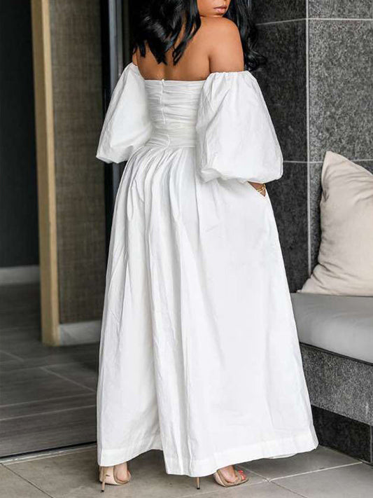 Morchique Off-Shoulder Wide-Leg Jumpsuit