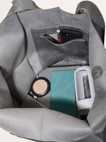 Large Capacity Leather Tote