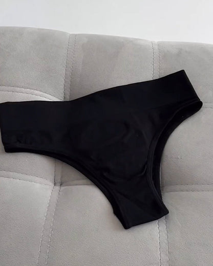 Multicolored Underwear Black