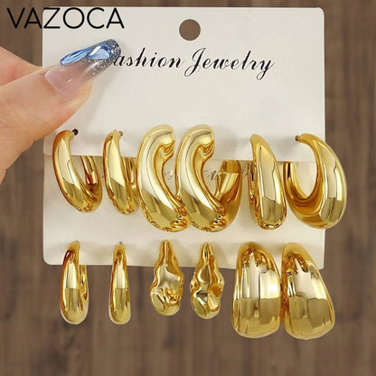 12Pcs Vintage Earrings Set