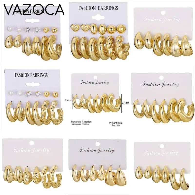 12Pcs Vintage Earrings Set
