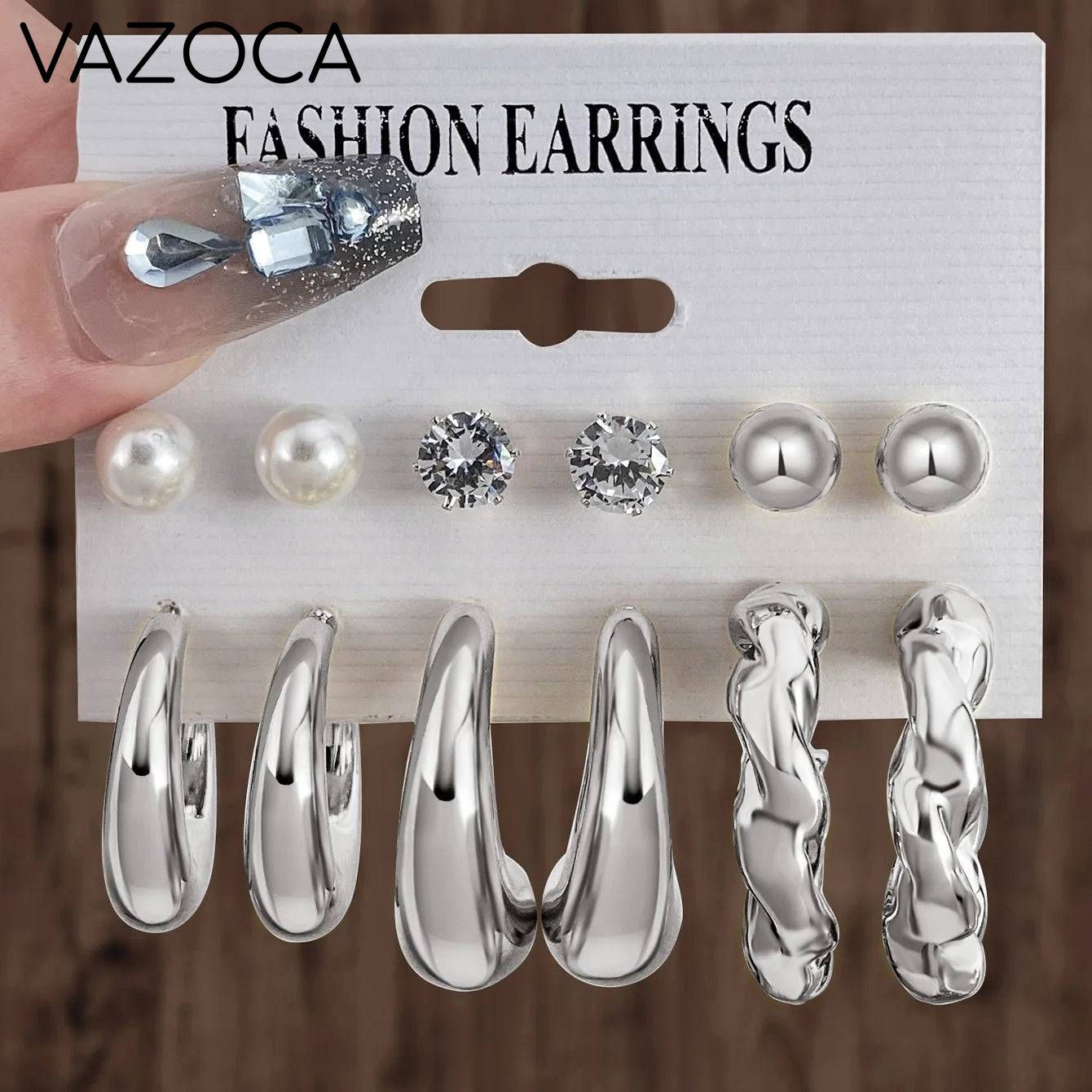 12Pcs Vintage Earrings Set