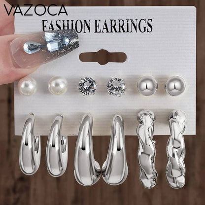 12Pcs Vintage Earrings Set