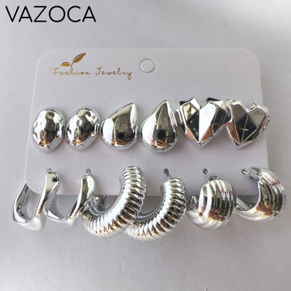12Pcs Vintage Earrings Set