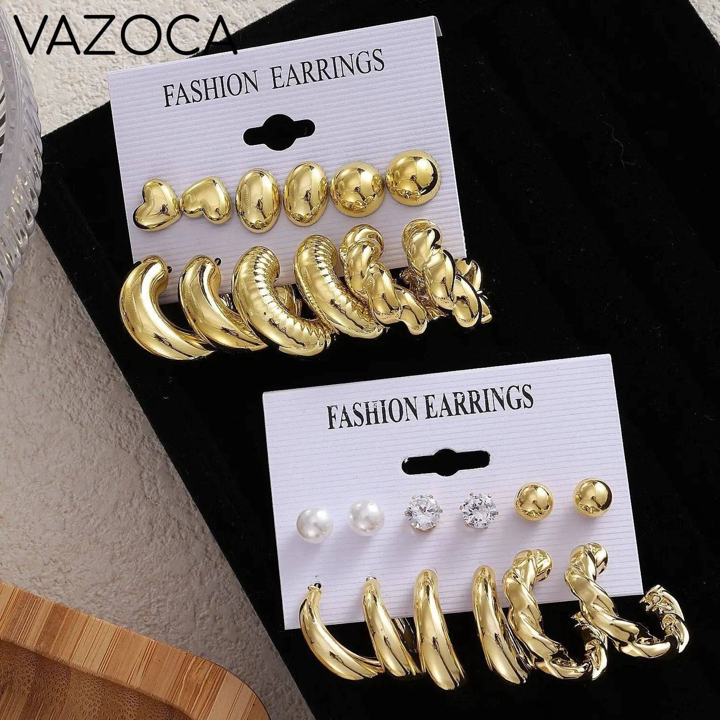 12Pcs Vintage Earrings Set