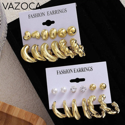 12Pcs Vintage Earrings Set