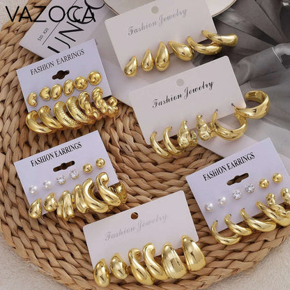 12Pcs Vintage Earrings Set