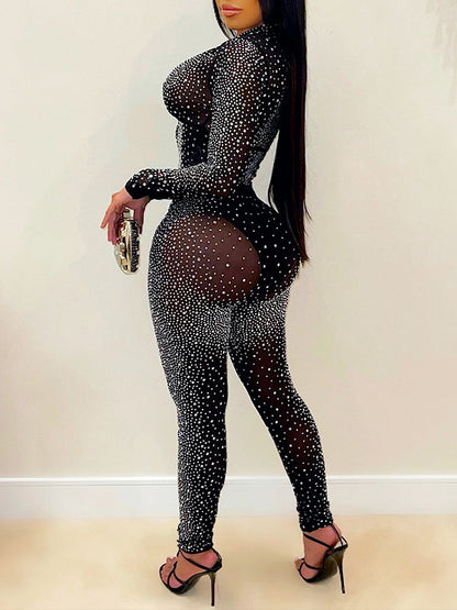 Studded Zip Top & Pants Set