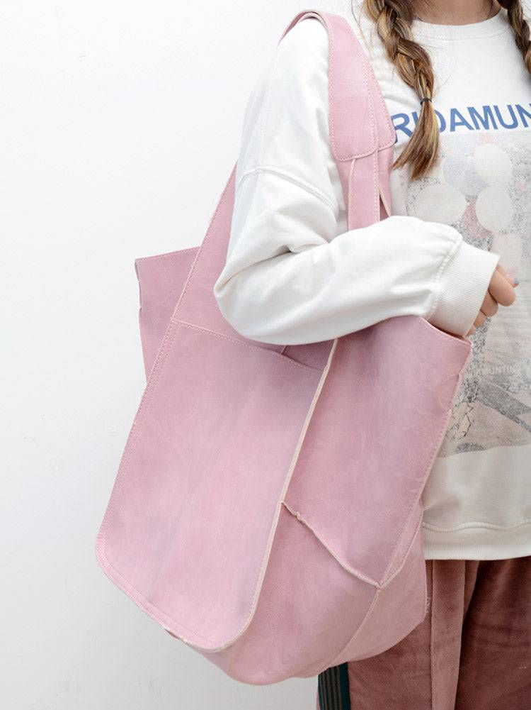 Large Capacity Leather Tote