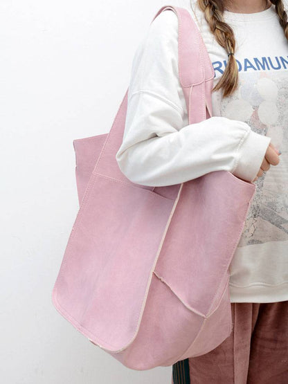 Large Capacity Leather Tote