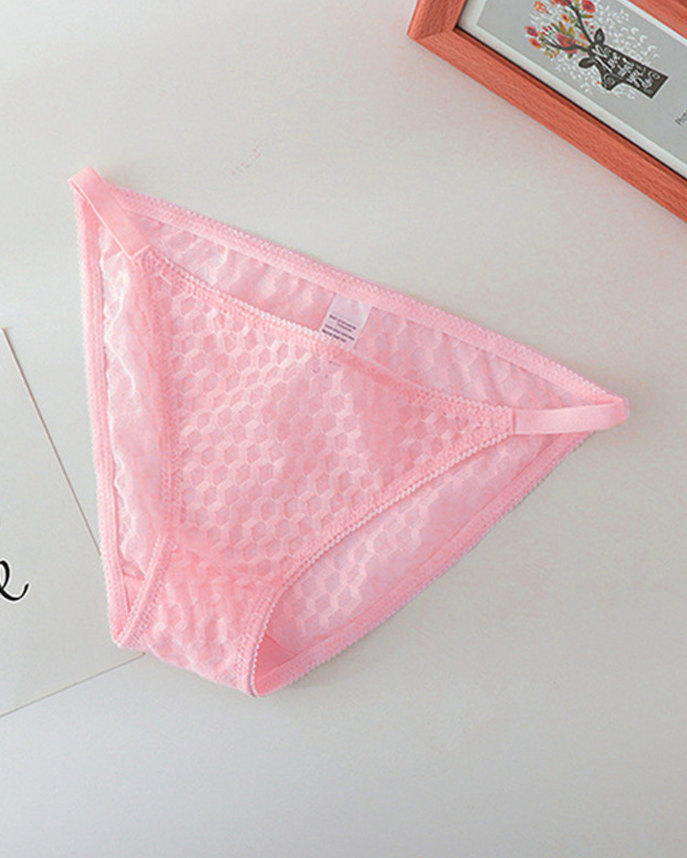 Female Solid Color Honeycomb Panties