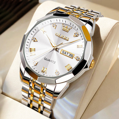 Alloy Quartz 3BAR Stainless Watch