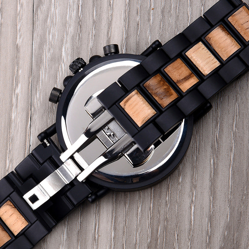 Wood Quartz Stainless Watch(10 Colors)