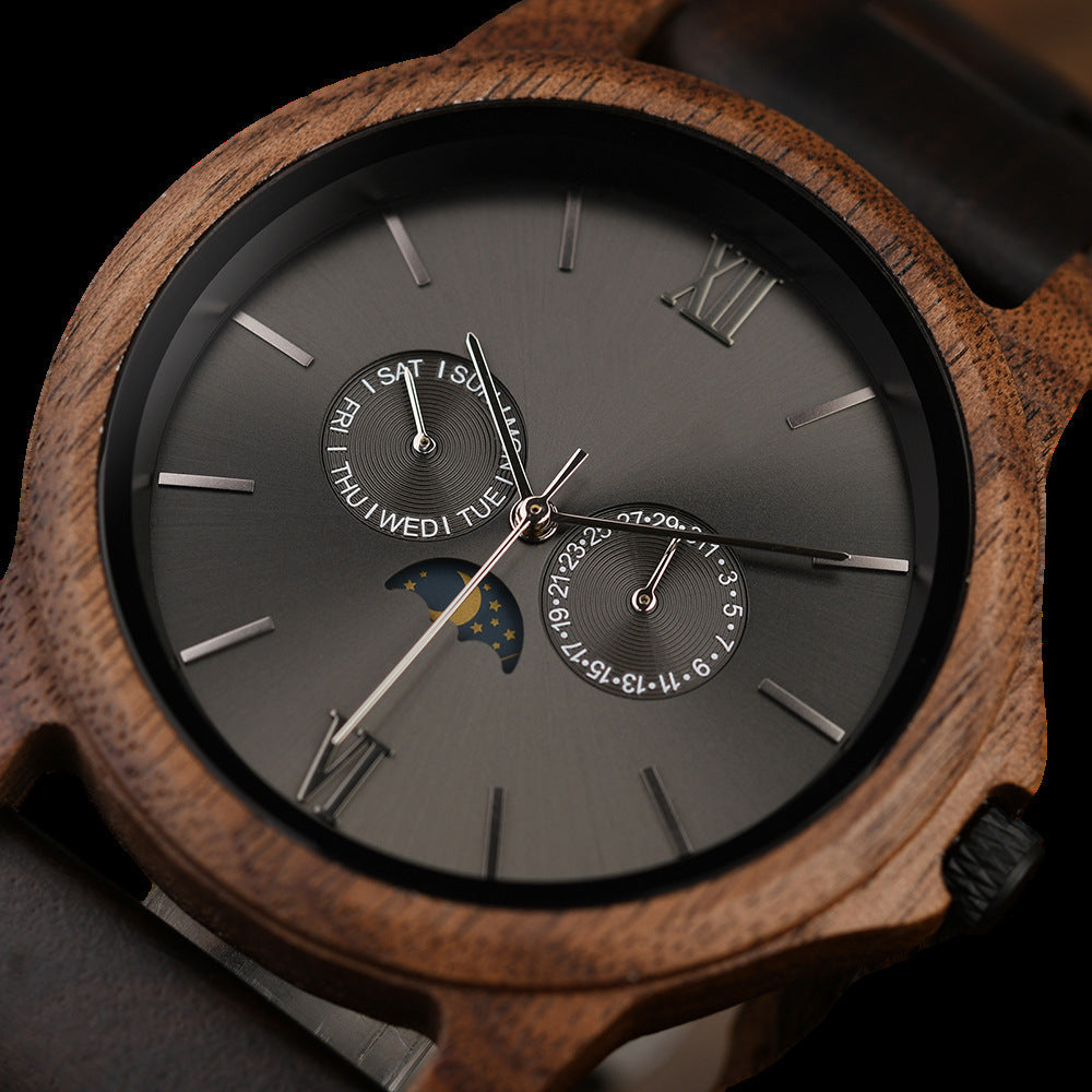 Wood Quartz Wood Watch