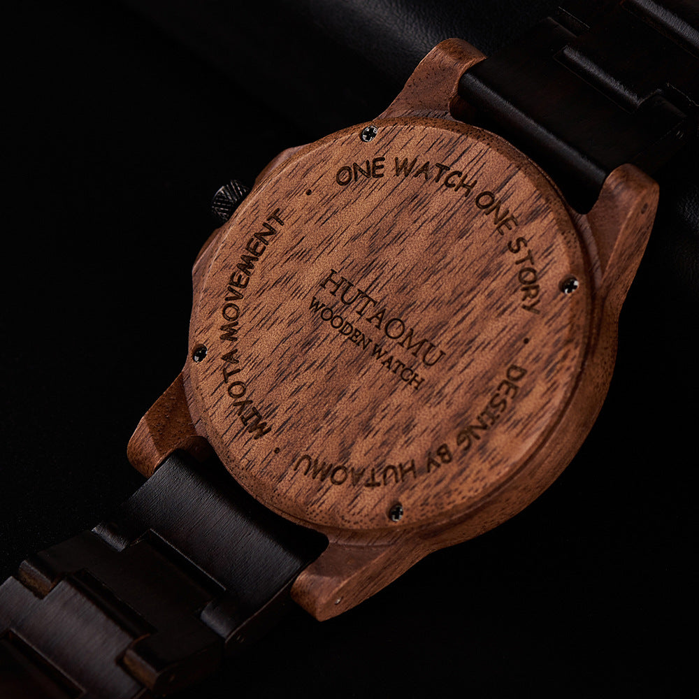 Wood Quartz Wood Watch