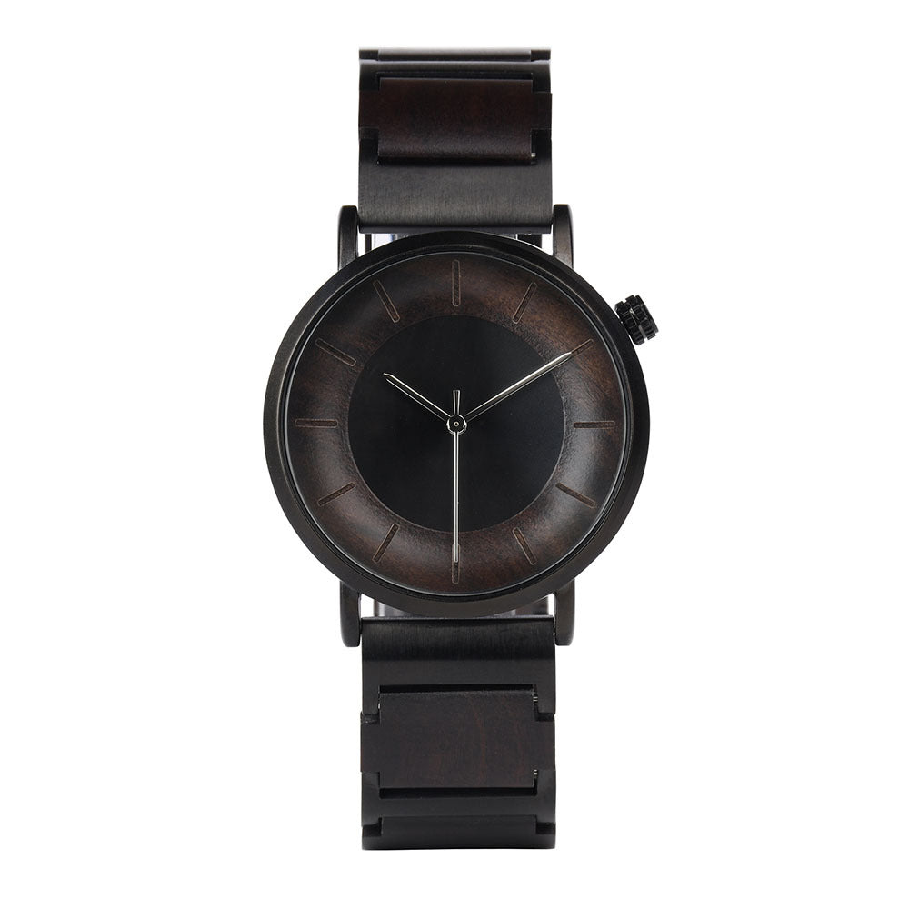 Wood Quartz 3ATM Wood Watch(4 Colors)