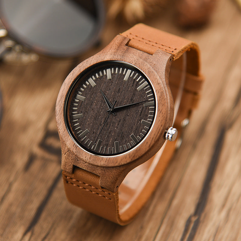 Wood Quartz Wood Watch(5 Colors)