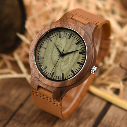 Wood Quartz Wood Watch(5 Colors)