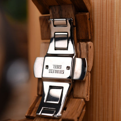 Wood Quartz 3ATM Wood Watch