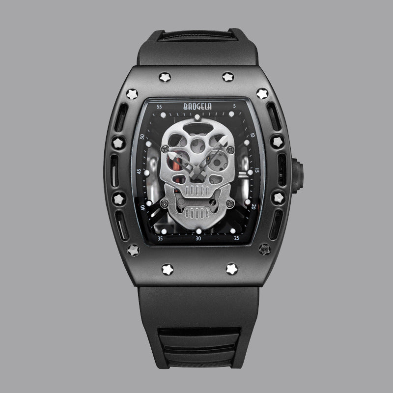 Alloy Quartz 3ATM Silicone Watch