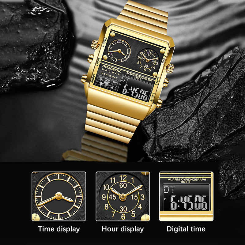 Alloy Electronic movement 3ATM Stainless Watch