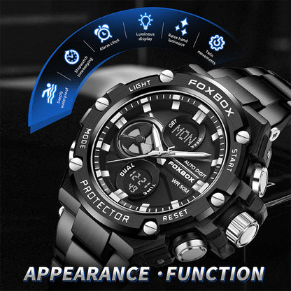 Zinc Alloy Electronic movement 3ATM Stainless Watch