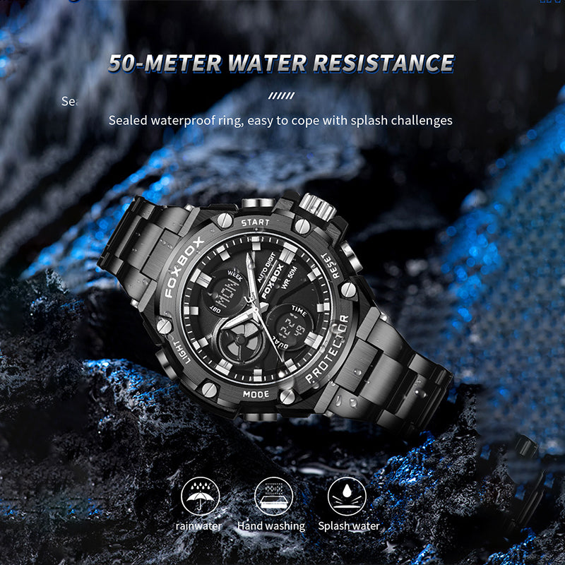 Zinc Alloy Electronic movement 3ATM Stainless Watch