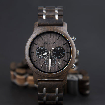 Wood Electronic movement 3ATM Wood Watch