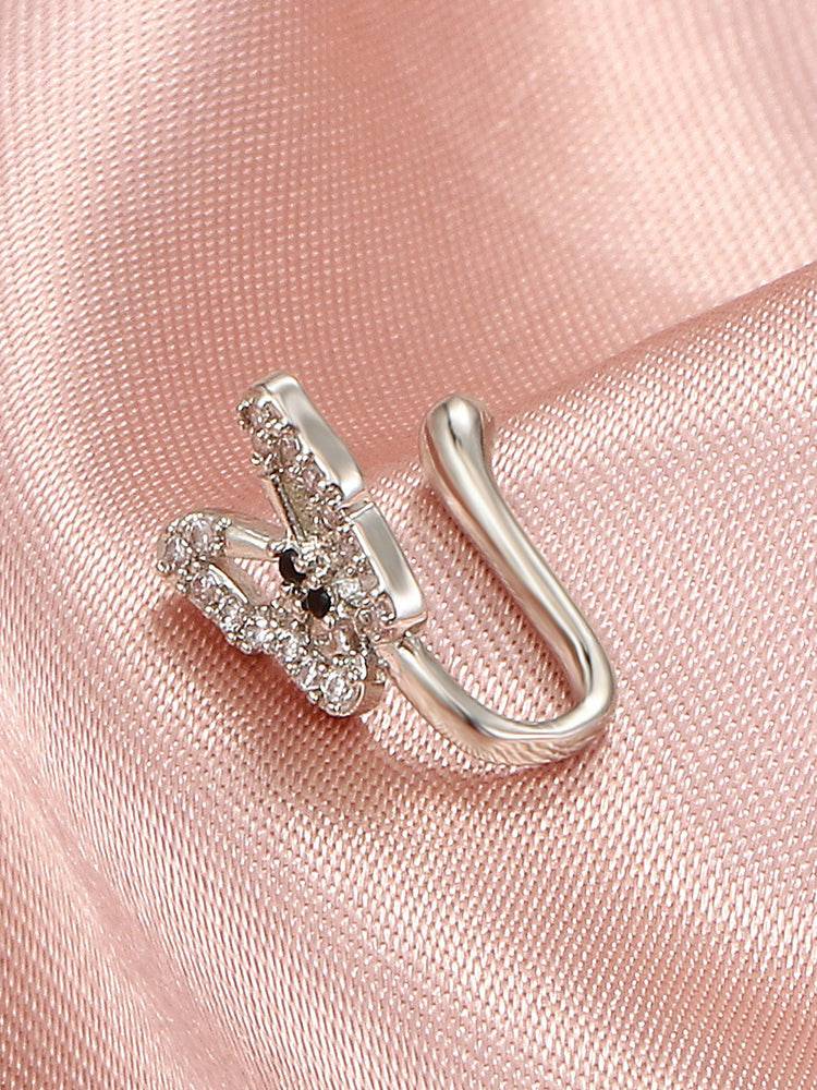 U-shaped Butterfly Nose Ring