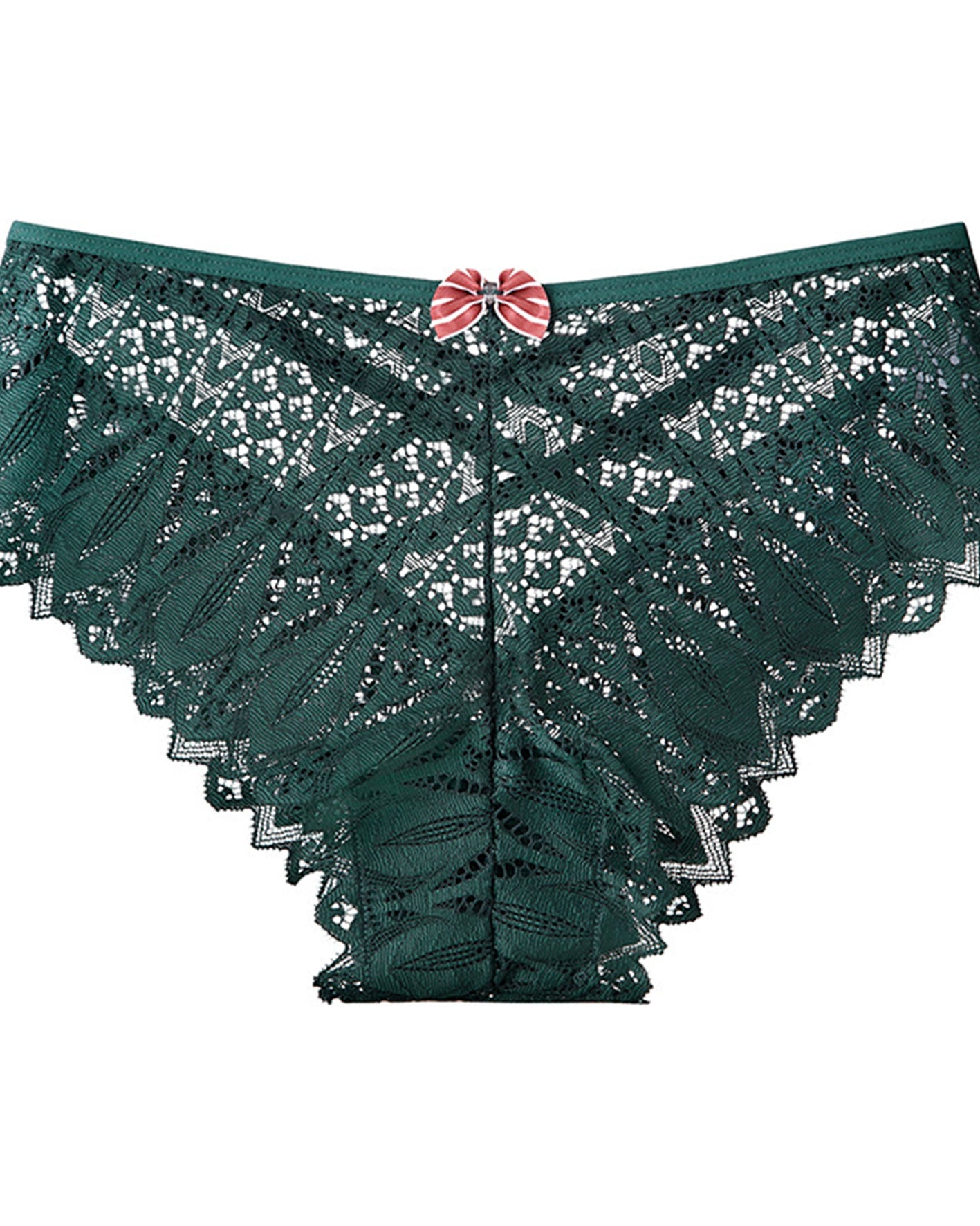 High-End Lace Underwear Green