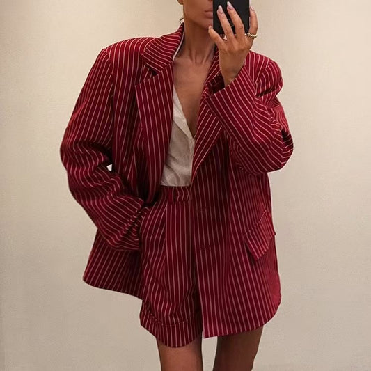 Stripe Blazer