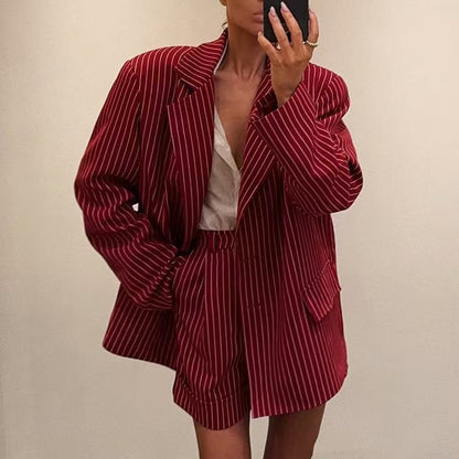 Stripe Blazer